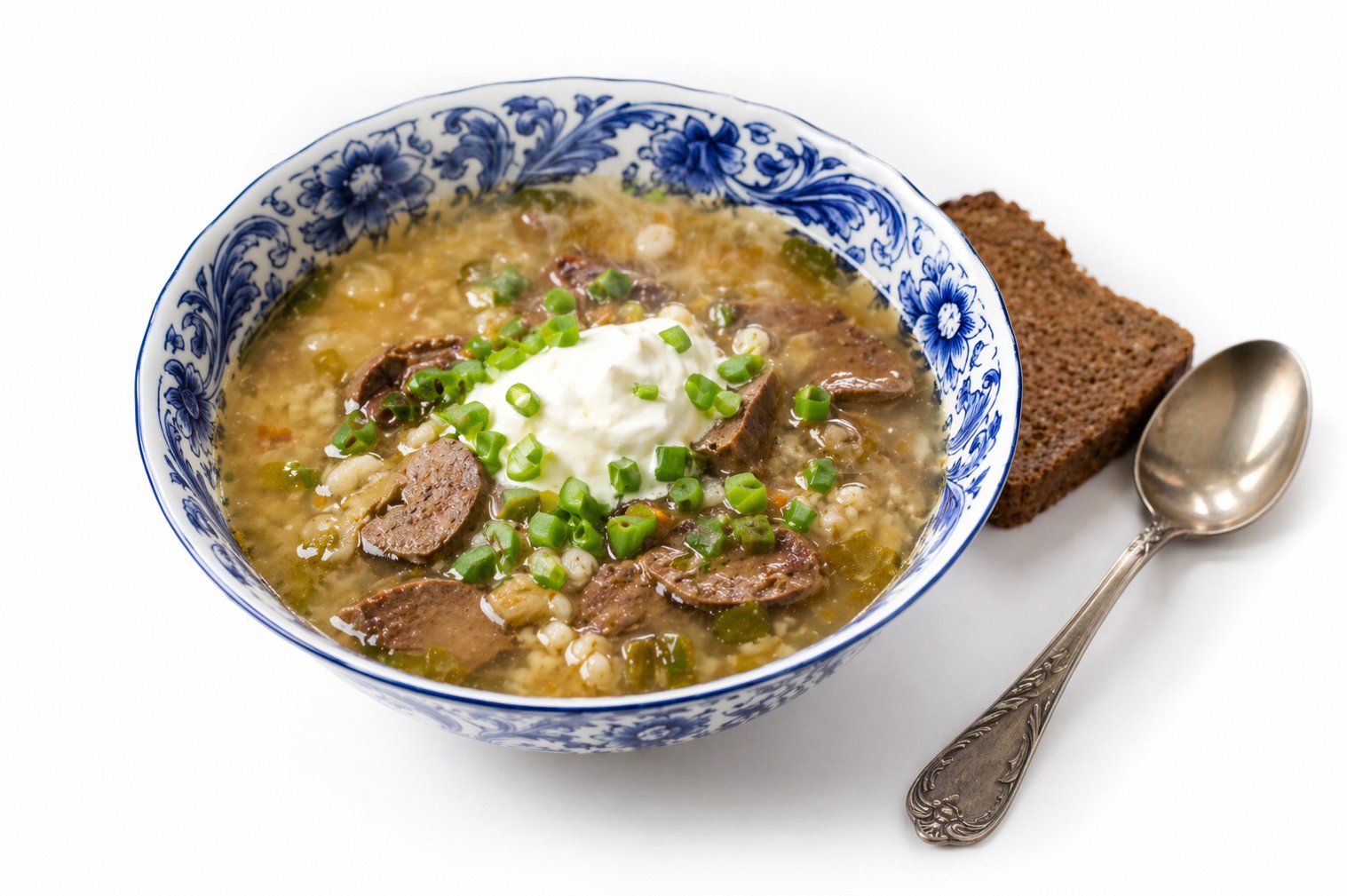 Рассольник ленинградский с почками - ГОСТ 1950-х в домашней кастрюле