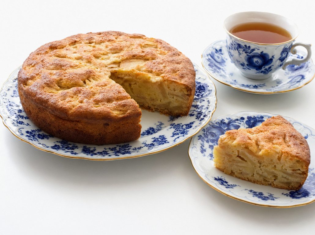 Шарлотка яблочная из бабушкиной тетради - простой советский рецепт